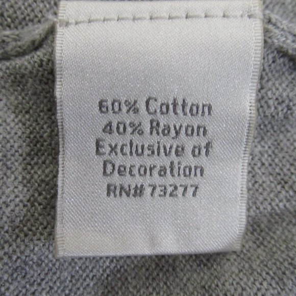 LAUREN CONRAD WOMEN'S SIZE S SWEATER GRAY V- NECK CARDIGAN BOW 3/4 SLEEVE - Picture 6 of 7